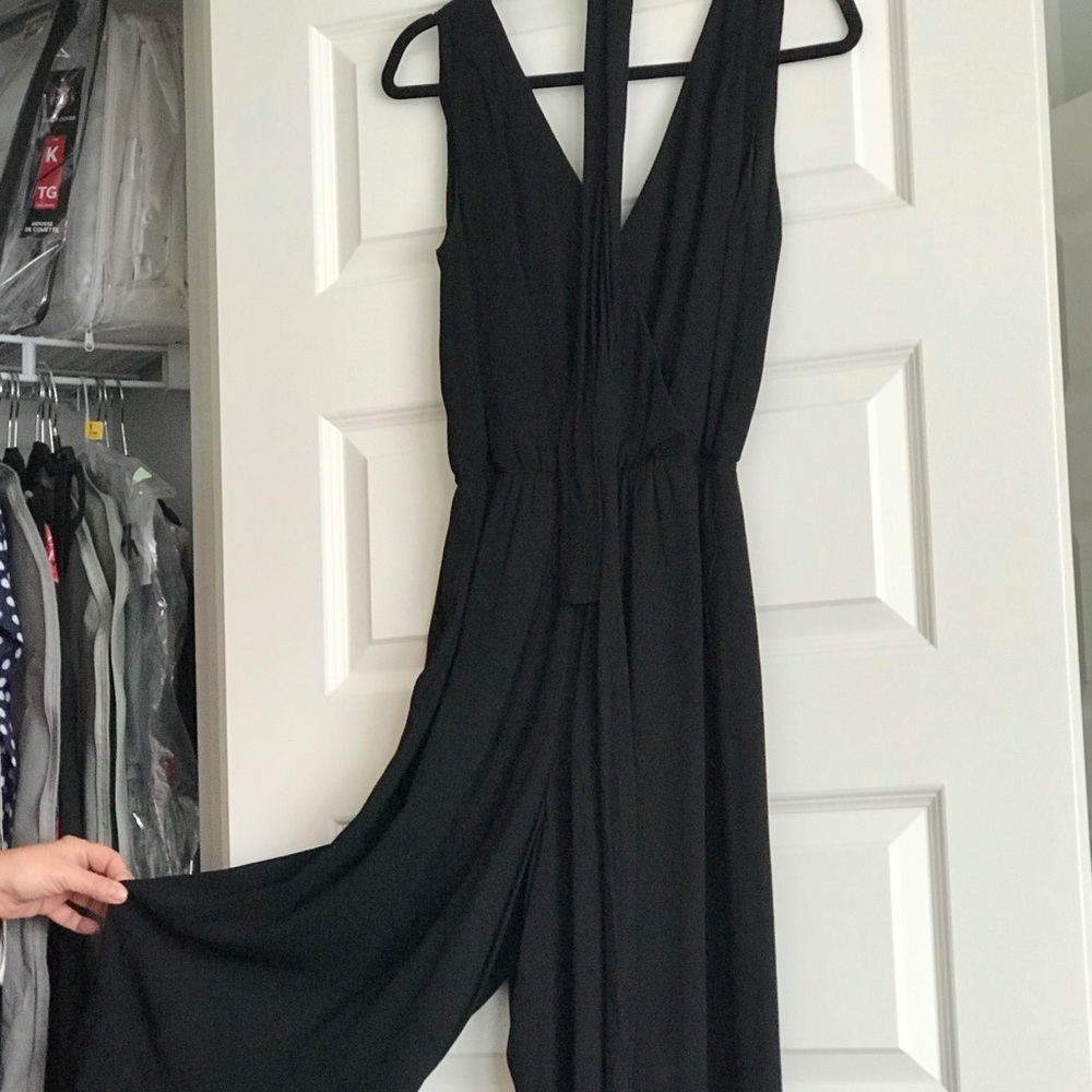 Babaton black pant jumpsuit